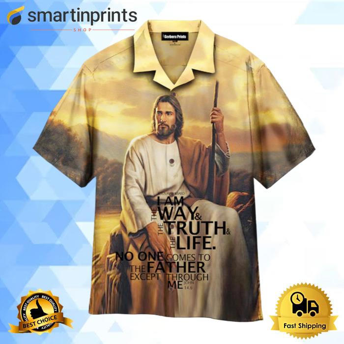 Jesus Way Truth Life Yellow An Hawaiian Shirt